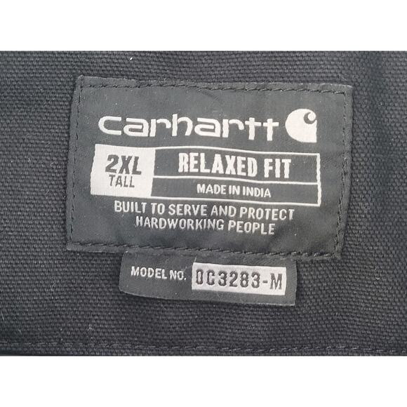 Carhartt Full Swing Relaxed Fit Washed Duck Insulated Coat Sz 2XL Tall - Picture 8 of 10